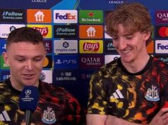 Anthony Gordon a Kieran Trippier prerušili ticho po hádke v Newcastli|Futbal|Športová aktivita Anthony Gordon a Kieran Trippier prerušili ticho po hádke v Newcastli|Futbal|Športová aktivita