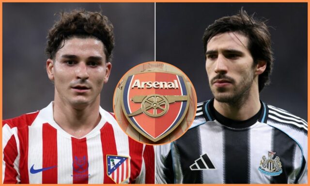 Julian Alvarez oslavuje gól Atlética Madrid proti Espanyolu