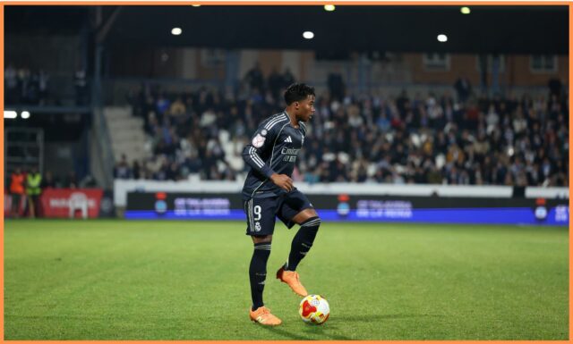 Endrick v akcii za Real Madrid