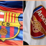 Julian Alvarez oslavuje gól Atlética Madrid proti Barcelone