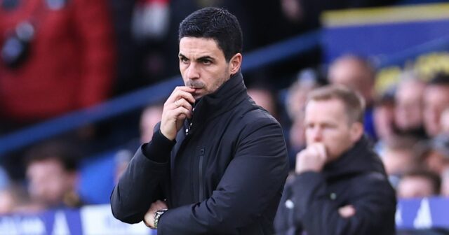 LONDÝN, ANGLICKO - 25. JANUÁRA: Mikel Merino, Viktor Gyokeres, Gabriel Magalhaes a Jurrien Timber z Arsenalu počas zápasu Premier League medzi Arsenalom a Manchestrom United na Emirates Stadium 25. januára 2026 v Londýne v Anglicku. (Foto: Visionhaus/Getty Images)