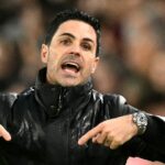 Mikel Arteta počas víťazstva Arsenalu v Leedse