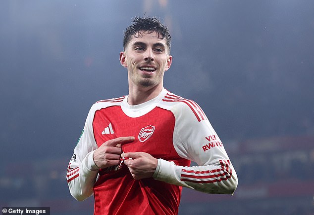 Arsenal prežil napätý a zle naladený boj o vyčerpanie proti Kai Havertz strelil jediný gól v druhom zápase semifinále Carabao Cupu, ktorý vyhral Arsenal