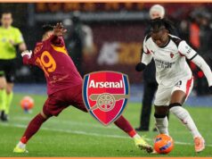 Arsenal rokuje o prestupe Rafaela Leaa Rafael Leao v akcii za AC Miláno