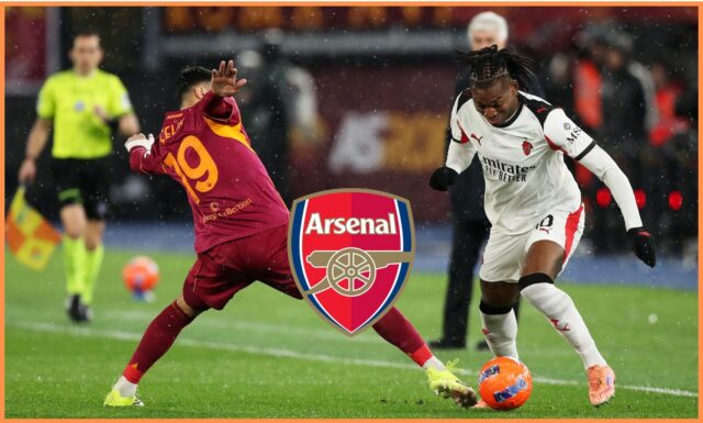 Rafael Leao v akcii za AC Miláno