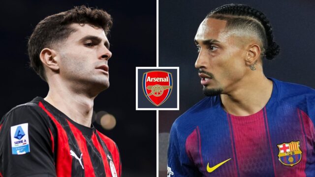 Arsenal vedie pre Martinelliho „náhradu svetovej triedy“, keď je odhalená cena Raphinha
