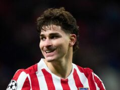 Arsenal získal veľkú podporu v prestupe Juliana Alvareza po oznámení 30 miliónov libier MADRID, ŠPANIELSKO – 28. JANUÁRA: Julián Alvarez z Atletica de Madrid reaguje počas fázy MD8 zápasu Ligy majstrov UEFA 2025/26 medzi Atleticom de Madrid a FK Bodo/Glimt na Estadio Metropolitano 28. januára 2026 v Madride v Španielsku. (Foto: Angel Martinez/Getty Images)