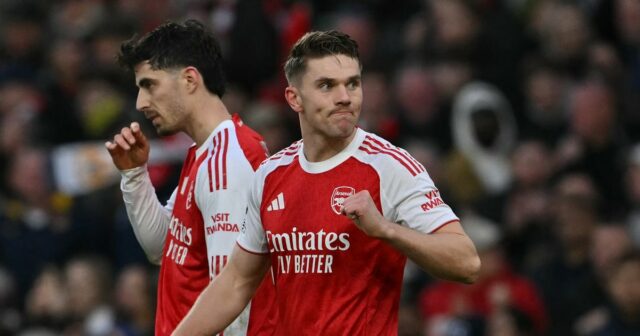 Viktor Gyokeres oslavuje