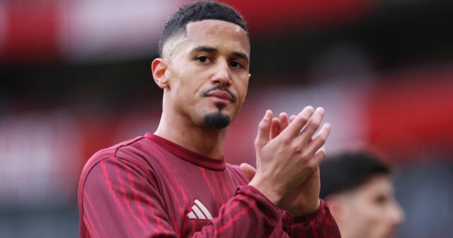 William Saliba pred zápasom Arsenalu