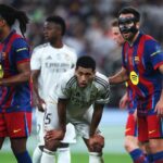 Jude Bellingham z Realu Madrid reaguje