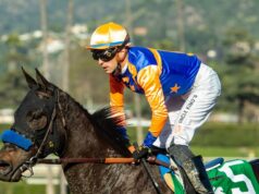 Bob Baffert bol nadšený, že vyhral preteky Santa Anita na počesť D. Wayna Lukasa Bob Baffert bol nadšený, že vyhral preteky Santa Anita na počesť D. Wayna Lukasa