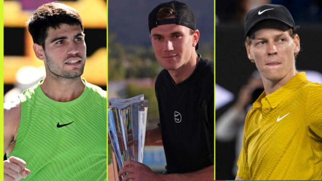 Body do rebríčka ATP Alcaraz, Sinner, Djokovič, Draper bránia
