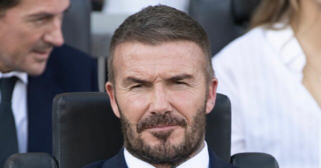Majiteľ Inter Miami CF David Beckham je na snímke pred zápasom proti Vancouver Whitecaps FC na Chase Stadium 6. decembra 2025.