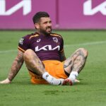 Herecký veterán Brisbane Broncos Adam Reynolds (na snímke) sa údajne chystá oznámiť, že pred sezónou 2026 odíde do dôchodku.