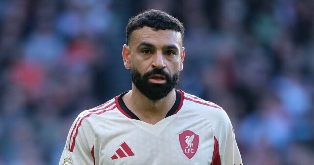 Mohamed Salah z Liverpoolu počas zápasu Premier League medzi Nottingham Forest a Liverpool na City Ground 22. februára 2026 v Nottinghame v Anglicku