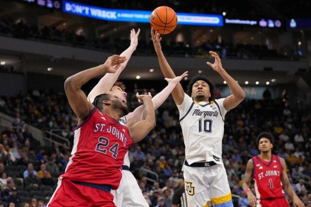 Basketbal NCAA: St. John at Marquette