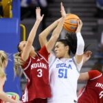 Č. 2 UCLA vyhráva svoj 19. zápas v rade s výpraskom Indiany