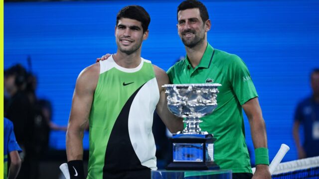 Carlos Alcaraz a Novak Djokovič podávajú konečné čísla sledovanosti Australian Open
