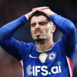 Pedro Neto z Chelsea počas zápasu Premier League medzi Chelsea a Burnley na Stamford Bridge 21. februára 2026 v Londýne, Spojené kráľovstvo