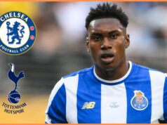 Chelsea oživila záujem o prestup Samu Aghehowa Samu Aghehowa oslavuje gól za Porto