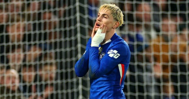 Chelsea sa zaoberá „naozaj frustrujúcim“ problémom Alejandra Garnacha, ktorý videl, Alejandro Garnacho z Chelsea reaguje počas MD7 fázy Ligy majstrov UEFA 2025/26 medzi Chelsea FC a Pafos FC