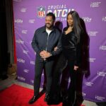 Ciara sa v utorok večer prešla po červenom koberci so svojím manželom hviezdou NFL Russellom Wilsonom