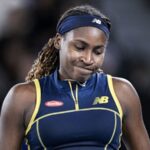 TENNIS AUSTRALIAN OPEN, Coco Gauffová z USA reaguje počas štvrťfinálového zápasu žien proti Eline Svitolinovej z Ukrajiny na 10. deň tenisového turnaja Australian Open 2026 v Melbourne Park v Melbourne, utorok 27. januára 2026. MELBOURNE VICTORIA AUSTRÁLIA NIE JE ARCHIVOVANÁ PUBLICATIONxNOTxINxAUSxNZLxPNGxFIJxVANxSOLxTGA Copyright: xJOELxCARRETTx 20260127132104788606