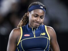 Coco Gauff čelí veľkému neúspechu, pretože hodnotenie si vybralo daň po Australian OpenExit TENNIS AUSTRALIAN OPEN, Coco Gauffová z USA reaguje počas štvrťfinálového zápasu žien proti Eline Svitolinovej z Ukrajiny na 10. deň tenisového turnaja Australian Open 2026 v Melbourne Park v Melbourne, utorok 27. januára 2026. MELBOURNE VICTORIA AUSTRÁLIA NIE JE ARCHIVOVANÁ PUBLICATIONxNOTxINxAUSxNZLxPNGxFIJxVANxSOLxTGA Copyright: xJOELxCARRETTx 20260127132104788606