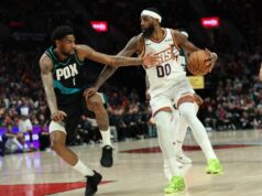 Collin Gillespie sa nahrnul 30, keď Slnká prestrelili Trail Blazers NBA: Phoenix Suns v Portland Trail Blazers