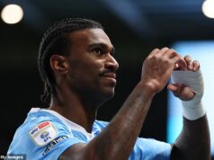 Coventry 3-1 Middlesbrough: Tím Franka Lamparda sa vracia na vrchol šampionátu, keď Haji Wright hetrik potopil súperov o titul Haji Wrightov hetrik poslal Coventry späť na čelo šampionátu, keď porazilo Middlesbrough 3:1