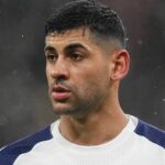 Cristian Romero (Tottenham Hotspur) sa pozerá počas skupinového zápasu Ligy majstrov medzi Eintrachtom Frankfurt a Tottenham Hotspur v Deutsche Bank Park, Frankfurt, Nemecko, 28. januára 2026.