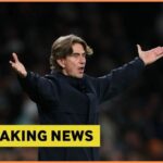 Cristian Romero sa pozerá na skupinový zápas Ligy majstrov medzi Eintrachtom Frankfurt a Tottenhamom Hotspur v Deutsche Bank Park...