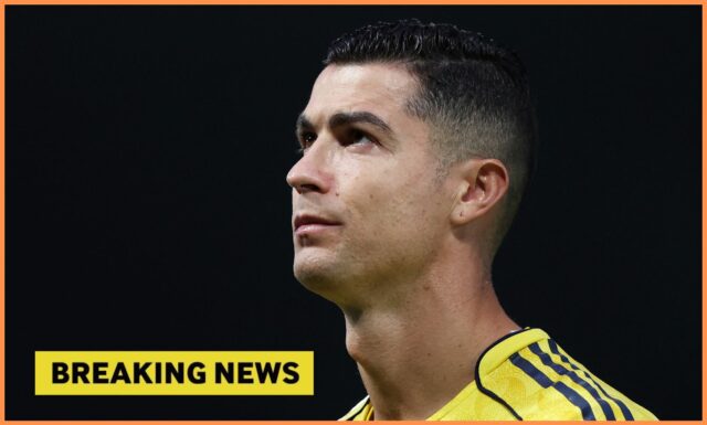 Cristiano Ronaldo reaguje počas zápasu za Al Nassr