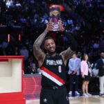 Damian Lillard a Keshad Johnson vyhrávajú súťaže All-Star NBA