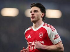 Declan Rice dáva výstižný odkaz tímu Arsenalu v „pevnom“ prehľade po Wolves Declan Rice zostáva ústrednou postavou Arsenalu
