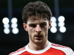 Declan Rice sa okamžite bránil po tom, čo bolo správanie hviezdy Arsenalu upozornené Declan Rice počas zápasu Arsenalu na štadióne Tottenhamu Hotspur