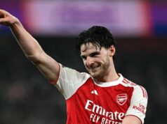 Declan Rice urobil 15-slovný komentár o Mikelovi Artetovi, keď opäť vyhral Arsenal Declan Rice po zápase Arsenalu