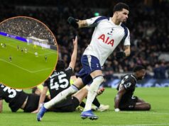 Dominic Solanke skóroval poburujúcim kopom škorpióna, aby remizoval úroveň Tottenhamu proti Man City Dominic Solanke z Tottenhamu Hotspur oslavuje druhý gól svojho tímu počas zápasu Premier League medzi Tottenhamom Hotspur a...
