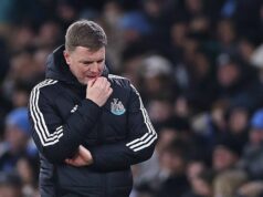 Eddie Howe brutálne priznal Newcastle United pocity fanúšikov Eddie Howe reaguje počas semifinálového zápasu druhého kola Carabao Cupu medzi Manchester City a Newcastle United na Etihad Stadium.