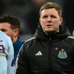 Hlavný tréner Newcastlu United Eddie Howe po prehre v Premier League s Brentfordom