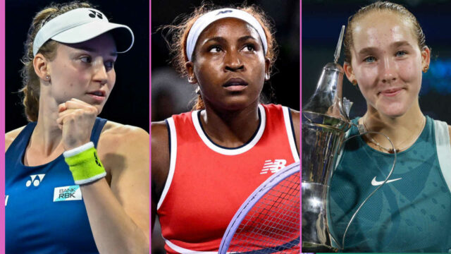 Elena Rybakina, Coco Gauff, Emma Raducanu, Alex Eala, Victoria Mboko Elena Rybakina, Coco Gauff, Emma Raducanu, Alex Eala, Victoria Mboko zisťujú cesty