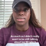 Eni Aluko vo videu na Instagrame znovu rozpútala svoju vojnu slov s legendou Arsenalu Ianom Wrightom