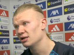 Erling Haaland okamžite rozhodol o červenej karte Dominika Szoboszlaia vs Man City Erling Haaland