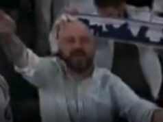 Fanúšik Realu Madrid dostal zákaz činnosti po nacistickom pozdrave počas zápasu Ligy majstrov Fanúšik Realu Madrid robí fašistický pozdrav