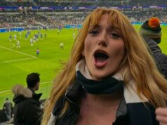 Fanúšik Spurs, ktorého dve vagíny „predpovedali“ víťazstvo v Európskej lige, vyhlasuje výsledok zápasu Arsenalu Annie na štadióne Tottenhamu Hotspur