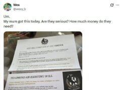 Fanúšikovia zúria po tom, čo vedúci klub AFL hanlivo navrhne fanúšikom, aby vo svojom závete nechali „darček“: „Koľko peňazí potrebujú“ Na Collingwooda zaútočili futbaloví fanúšikovia po tom, čo bol na sociálnych médiách zverejnený sotva vierohodný obrázok „získania peňazí“ zahŕňajúci vôľu a testament (na obrázku)