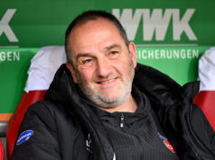 Frank Schmidt z Heidenheimu lamentuje nad vynikajúcim výkonom v Bundeslige, ktorý nepriniesol žiadne body: „Žiadne body za štýl alebo pôvab ako v krasokorčuľovaní.“ Download app from appStore