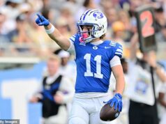 Futbalová hviezda BYU obvinená zo zločinu znásilnenia po ročnom policajnom vyšetrovaní obvinení z napadnutia nemocnice Hviezdny prijímač BYU Parker Kingston bol obvinený zo znásilnenia prvého stupňa