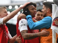 Gabriel Jesus utrpel ranu Arsenalu po tom, čo vyšlo najavo priznanie o spoluhráčovi Gabriel Jesus oslavuje gól za Arsenal.