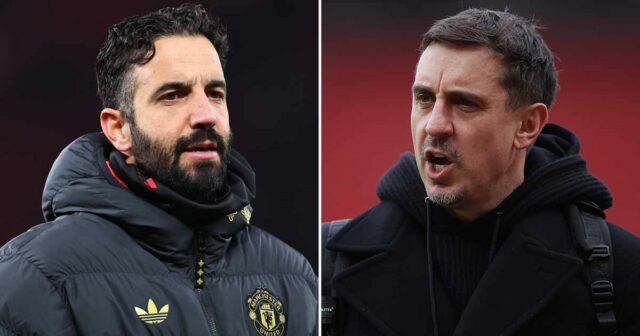 MANCHESTER, ANGLICKO – 30. DECEMBRA: Hlavný tréner/manažér Manchestru United Ruben Amorim počas zápasu Premier League medzi Manchestrom United a Wolverhampton Wanderers na Old Trafford 30. decembra 2025 v anglickom Manchestri. (Foto: Robbie Jay Barratt - AMA/Getty Images)